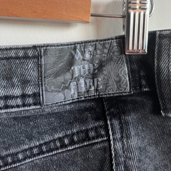 Free People We The Free Xena Slim Straight Jeans in Dark Night - Picture 11 of 14